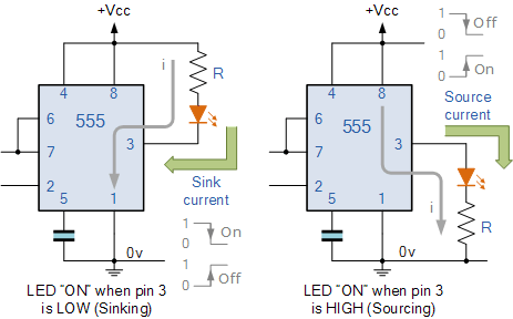 555 timer output drive