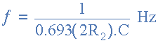 50% duty cycle frequency equation