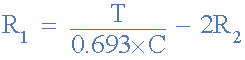 oscillator resistor value